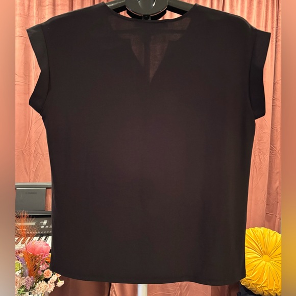 Marc New York Black Blouse with Pocket Accents - Picture 2 of 8